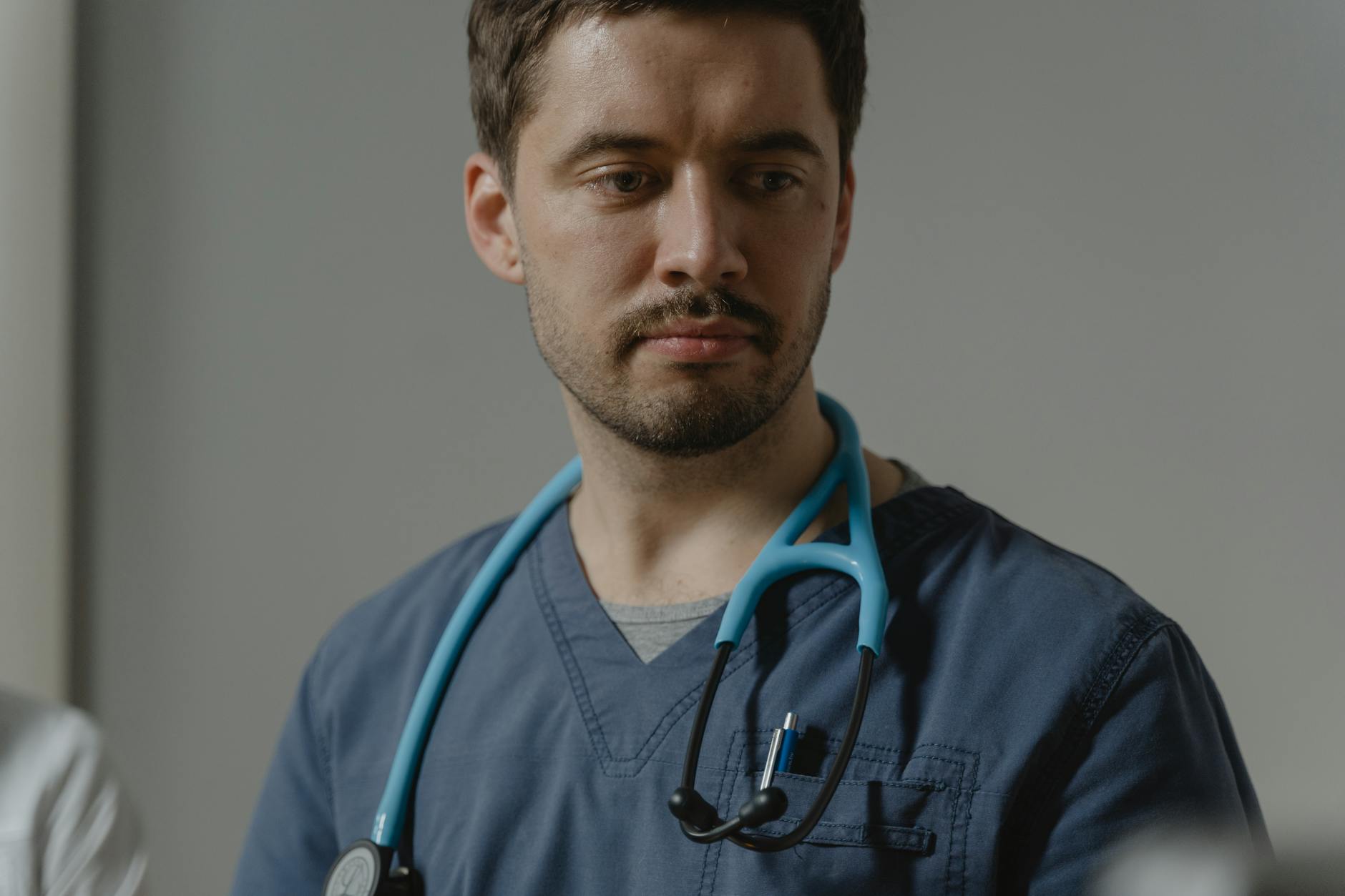 Stethoscope and medical chart on desk representing healthcare profession