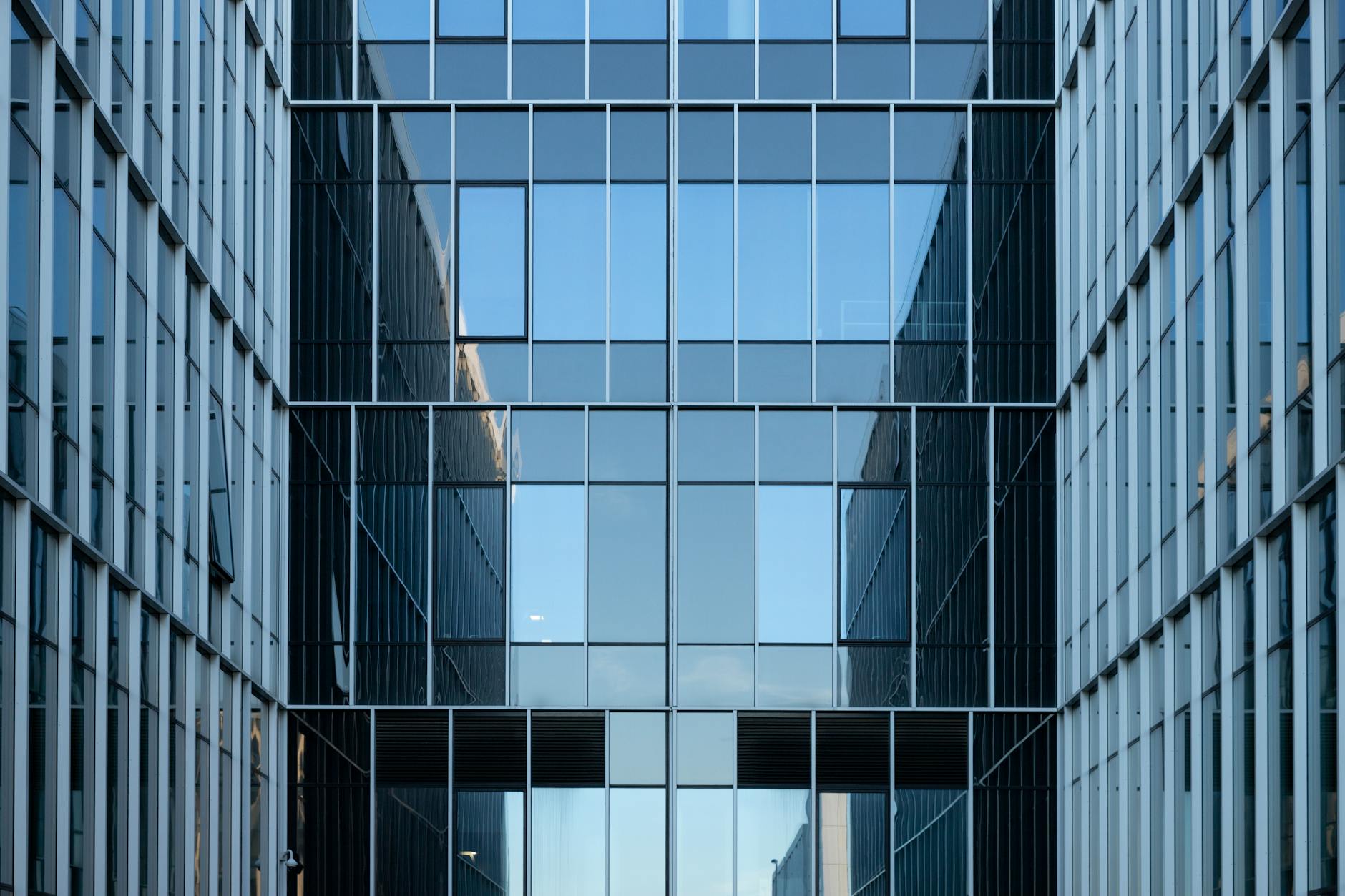 Modern commercial office building representing REIT property investments