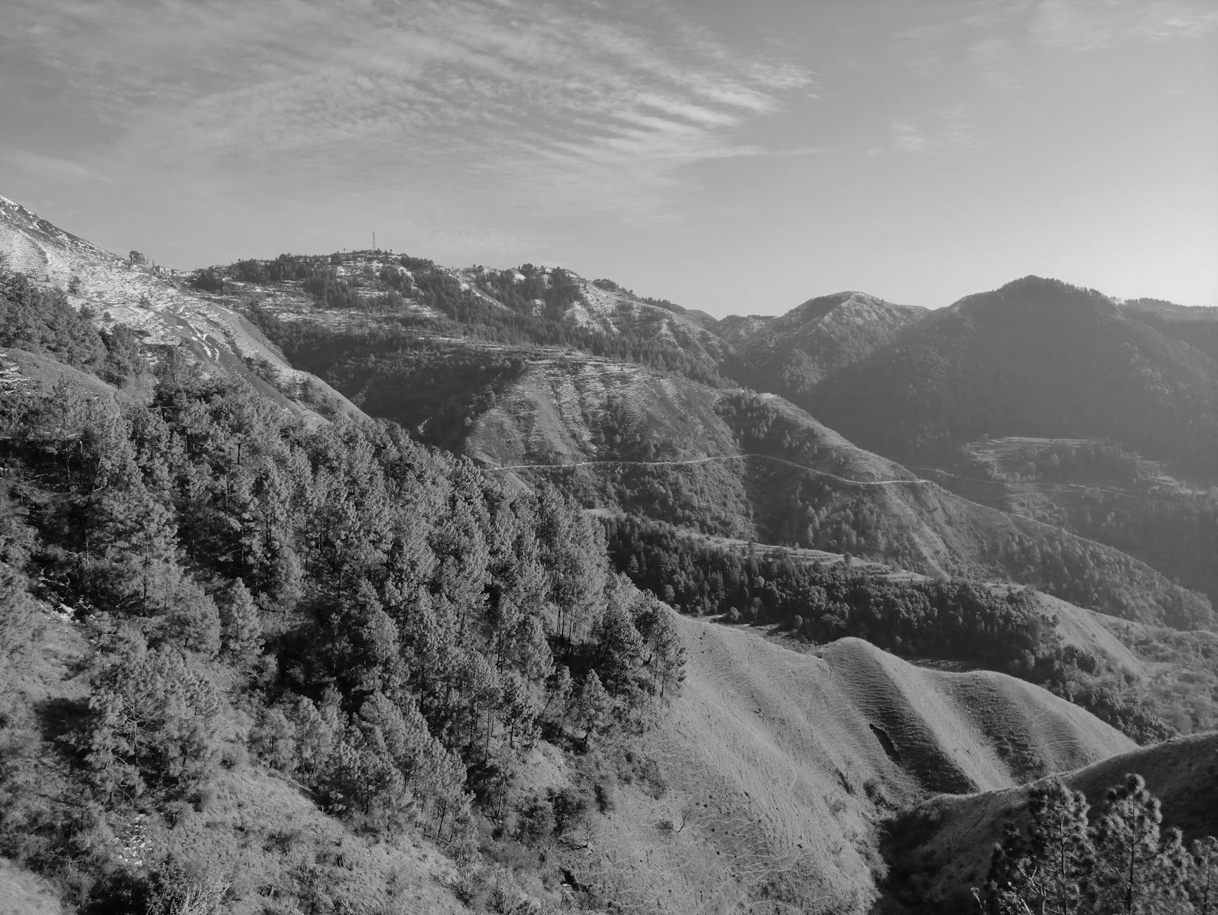 Scenic mountain view showing remote affluent communities receiving concierge medical services