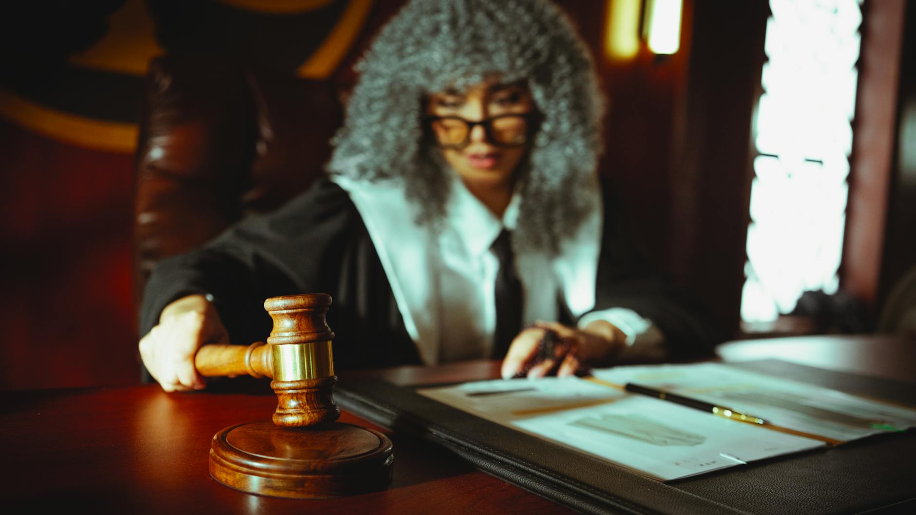 Judge's gavel symbolizing court decisions on digital platform regulations