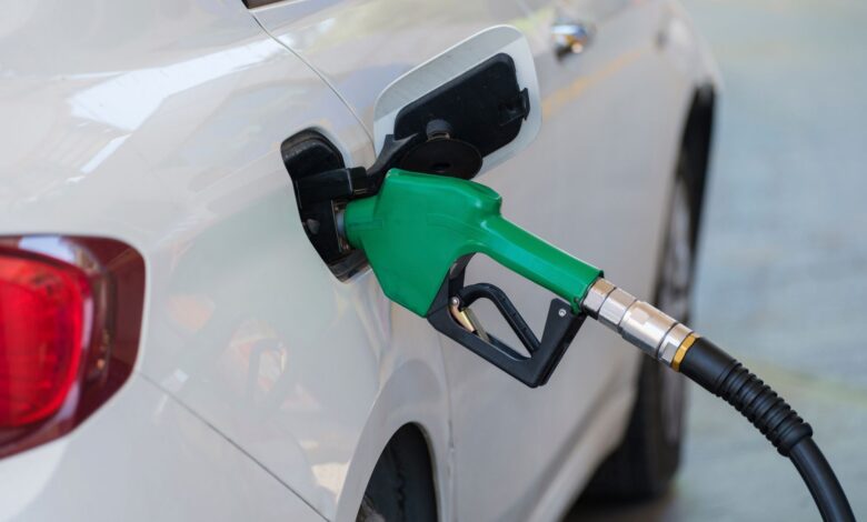 A compressed natural gas fueling station serving commercial vehicles at an industrial depot