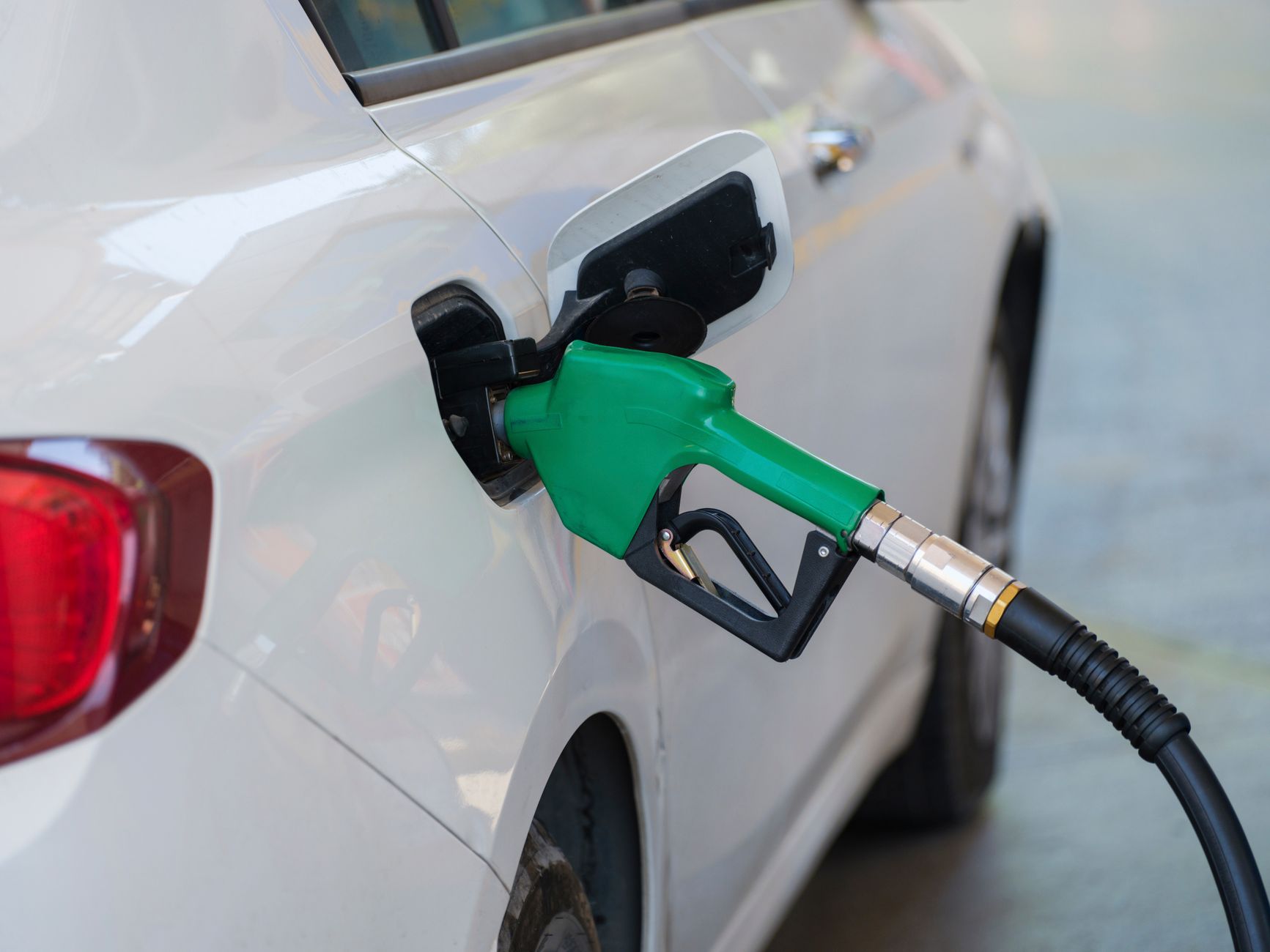 A compressed natural gas fueling station serving commercial vehicles at an industrial depot